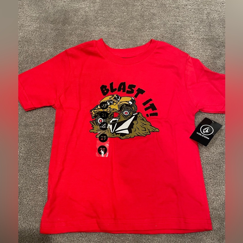 Volcom Kids Red Graphic T-Shirt